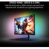 Gamepower Vivid T40 lenktas žaidimų monitorius 23.6 colių 180hz 0.5ms, pc ekranas full hd 1080p, va lenktas hdr ekranas, berėmis kompiuterio ekranas, freesync g-sync, 125% srgb, su garsiakalbiu