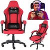 Gamingo kėdė žaidėjui, ergonomiška, patogi, juodai raudona