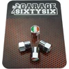 Garage-sixtysix ventilių dangteliai Italy / 4 vnt. komplektas / Modelis: Pittsburg