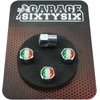 Garage-sixtysix ventilių dangteliai Italy / 4 vnt. komplektas / Modelis: Pittsburg