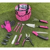 Grandininis pjūklas Garden Line Steel garden tools for women set 10in1 pink