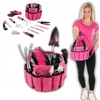 Grandininis pjūklas Garden Line Steel garden tools for women set 10in1 pink