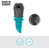 Gardena Micro-drip-system juostinis purkštukas: purkštukas drėkinimo sistemai, siauriems pailgiems paviršiams, kurių maks. 0,6 x 5,5 m, lengvo sujungimo technologija (13319-20)