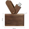 Garrulax 8gb 16gb 32gb Premium Rotation Solid Wood High Speed Usb 2.0 Flash Drive atminties kortelė duomenų saugykla raktų pakabukas su medine dėžute