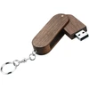 Garrulax 8gb 16gb 32gb Premium Rotation Solid Wood High Speed Usb 2.0 Flash Drive atminties kortelė duomenų saugykla raktų pakabukas su medine dėžute