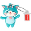 Garrulax Usb atmintinės, 16 Gb vandeniui atspari silikoninė Usb 2.0 didelės spartos Usb atmintinė, rašiklio formos atmintinė, duomenų atmintinė, U diskas (žalias Cat)
