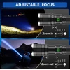 Gearlite įkraunamas led žibintuvėlių rinkinys, 2 vnt., 10000 liumenų led žibintuvėlis itin ryškus su 3 režimais, ip65 atsparus vandeniui priartinamas žibintuvėlis stovyklavimui, žygiams, lauke, avariniams atvejams