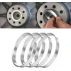 Gearmonster centravimo žiedai ratlankiams, aliumininiai, 4 vnt., 74.1 x 72.6 mm, skirti aliuminio ratlankiams, anoduoto aliuminio žiedai bmw