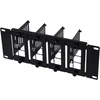 Geeekpi 10" 2u stovo laikiklis, skirtas raspberry pi 5/4b, talpina iki 4 raspberry pi 5/4b plokščių, suderinamas su deskpi rackmate t0/t1/t2/10" serverių stovu