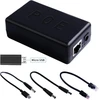 Geeekpi Gigabit Usb-c Poe skirstytuvas 48 V į 5 V Ieee802.3af maitinimas per ethernet, skirtas raspberry pi 4b+/3b+, planšetiniams kompiuteriams, dropcam (48v į 5v 4a)