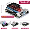 Geeekpi Itin plonas Ice Tower aušintuvas, skirtas Raspberry Pi 4, aliumininis aktyvus aušintuvas su 40 x 40 x 7 mm Pwm ventiliatoriumi, skirtas Raspberry Pi 4 Model B 8gb