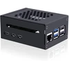 Geeekpi Metalinis dėklas Raspberry Pi 5 su Pcie M.2 Nvme palaikymu