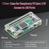 Geeekpi Raspberry Pi Zero 2w/zero W rinkinys: dėklas, Gpio, adapteriai