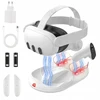 Geekera Įkrovimo stotelė Meta Quest 3 Magnetinis Vr stovas 18w Adapteris