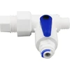 Geekpure vandens tiekimo nukreipimo vožtuvas atvirkštinio osmoso ro sistemai 3/8" x 3/8" x 1/4" nsf patvirtintas