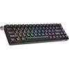 Geeky Gk65 65% | karštai keičiama mechaninė žaidimų klaviatūra | 68 klavišų įvairiaspalvis Rgb Led apšvietimas, skirtas Pc/mac žaidėjams | Ansi Us American išdėstymas (juoda, mechaninė juoda)