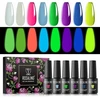 Gelinis nagų lakas Gel Polish Uv Led mix spalvos 8vnt