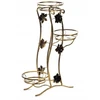Gėlių lysvė metalinė pastatoma loft gėlių stovas 3 vazonams 100cm