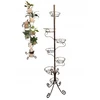 Gėlių stovas 7 gėlėms, metalinis loft stilius, didelis stovas