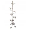 Gėlių stovas 7 gėlėms, metalinis loft stilius, didelis stovas