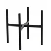Gėlių stovas metalinis juodas 25 cm