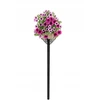 Gėlių stovas sodui metalinis gėlių stovas juodas 120cm 2 vnt.