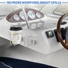 Geloo 4 vnt. universalus nerūdijančio plieno puodelio laikiklis automobilinis puodelio laikiklis valtims, žiedai, jūrų, jachtų, kemperių, valtims, bėgiams, montuojamas ant sienos, tinka gėrimų skardinėms, puodeliams, buteliams, puodeliams