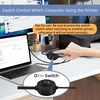Gelrhonr Usb B spausdintuvo kabelio skirstytuvas, Usb B į Usb A spausdintuvo kabelis, Usb-b kištukas į dvigubą Usb 2.0 kištuką Y kabelis 1 į 2 išėjimų spausdintuvo kabelio perjungiklis 2 kompiuterių bendrinama klaviatūros pelės skaitytuvas (2,5 m / 8,2 pė