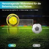 Geltonas futbolo kamuolys, 5 dydis, apsauga nuo oro nutekėjimo, profesionalus futbolo kamuolys, odinis, vaikams, oficialus treniruočių futbolo kamuolys, vandeniui atsparus kamuolys varžyboms vaikams, paaugliams, suaugusiems, vidaus, lauko