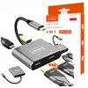 Gembird Adapteris Hub Usb-c 3.1 4in1 2x Hdmi 4k Usb 3.0 Power Delivery Pd