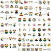 Generic 100 vienetų pride lipdukų rinkinys, vandeniui atsparūs viniliniai graffiti Lgbtq lipdukai, Lgbtq aksesuarai, Lgbtq pride vaivorykštės lipdukai nešiojamam kompiuteriui, vandens buteliams, dviračiui, riedlentei