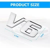 Generic 2 vnt. 3d emblemos ženklelis, automobilio lipdukas, metalinis variklio ekranas, automobilio lipdukas, emblemos ženklelis, automobilio lipdukas, tiuninginis metalas (v6)
