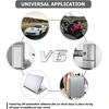 Generic 2 vnt. 3d emblemos ženklelis, automobilio lipdukas, metalinis variklio ekranas, automobilio lipdukas, emblemos ženklelis, automobilio lipdukas, tiuninginis metalas (v6)