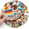Generic Germany lipdukų rinkinys, 50 vienetų, skirtas riedlentėms, grafiti lipdukai, motociklams, dviračiams, snieglentėms, bagažui, nešiojamam kompiuteriui, automobiliui, lagaminui vaikams ir paaugliams, vandeniui atsparūs vinilo lipdukai