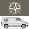 Generic Šablonas automobiliui Camper, kompaso motyvas, vėjų rožė 45x45