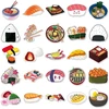 Generic Sushi lipdukai ration, 50 vnt. rinkinys, skirtas riedlentėms, grafiti, motociklams, dviračiams, snieglentėms, bagažui, nešiojamam kompiuteriui, automobiliui, lagaminui vaikams ir paaugliams, vandeniui atsparūs vinilo lipdukai