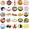 Generic Sushi lipdukai ration, 50 vnt. rinkinys, skirtas riedlentėms, grafiti, motociklams, dviračiams, snieglentėms, bagažui, nešiojamam kompiuteriui, automobiliui, lagaminui vaikams ir paaugliams, vandeniui atsparūs vinilo lipdukai