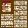 Generic Vintage Popierius ir Lipdukai Scrapbooking, 520 Vnt.