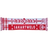 Generisch Georgia, Georgia šalikas (megztas šalikas) pasaulio čempionatui, Europos čempionatui, futbolo šalikas, kultinis šalikas, suvenyrinis šalikas, raudonas, baltas
