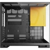 Geometric Future M5 tempered glass mid tower, E-atx/atx žaidimų kompiuterio korpusas, 1.2 mm plienas, type-c, įrankių nereikalaujantys paneliai, palaiko 420/360 radiatorių, dviguba kamera, juodas/geltonas, Geo-m5-by