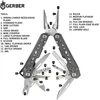 Gerber 1027513 daugiafunkcis įrankis Truss, sidabrinis, pilno dydžio