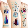 Geriausios laikinos tatuiruotės vaikams Frozen kraina lodu dizainai
