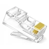Getfort Rj45 cat.6 jungtis 8p8c skaidri 1 vnt.