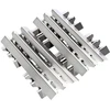 Gftime 40 x 15.2 cm nerūdijančio plieno degiklio dangtelio atsarginės dalys, skirtos Broilking Baron, Broilmate, Huntington, nerūdijančio plieno kaitinimo plokštės liepsnos skirstytuvas, 4 vnt.