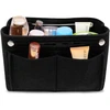 Gidwriy veltinis kišeninis organizatorius 24 x 15 x 8 cm, vidinis krepšio organizatorius su daug skyrių, vidinė kišenė rankinės organizatorius, įdėklas krepšio organizatorius daugiafunkcinis, piniginės organizatorius