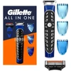Gillette Fusion 5 Styler Skutimosi rinkinys vyrams, barzdos kirpiklis + skutimosi galvutė + 3 šukų antgaliai, dovana vyrams
