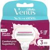Gillette Venus Comfortglide Sugarberry keičiamosios skutimosi galvutės moterims su 5 ašmenimis (3 vnt.)