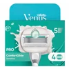 Gillette Venus Pro Comfortglide Sensitive skustuvo galvutės 4 vnt.