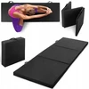 Gimnastikos čiužinys sulankstomas 180/60/6cm fitness juodas