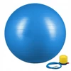 Gimnastikos kamuolys 75cm su pompa, mėlynas